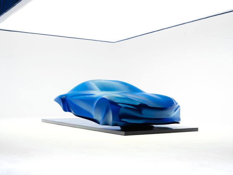 Alpine Unveils Sculpture Previewing Future Third-Generation A110 Sports Car
