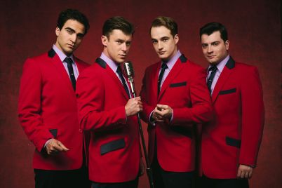 LtoR-Carlo-Boumouglbay-as-Tommy-DeVito-Luke-Baker-as-Frankie-Valli-Toby-Miles-as-Bob-Guadio-Lewis-Kennedy-as-Nick-Massi-credit-Matt-Crockett-1.jpg